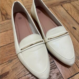 Elegant Cream Loafers